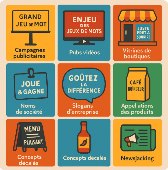 Illustration pour l'article sur les jeux de mots pour faire le buzz